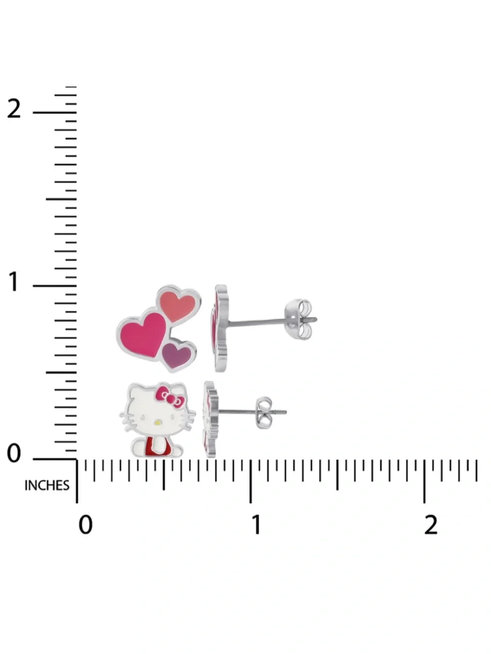 Sanrio Silver Plated Hello Kitty and Friends Stud Earring Set (NWT)